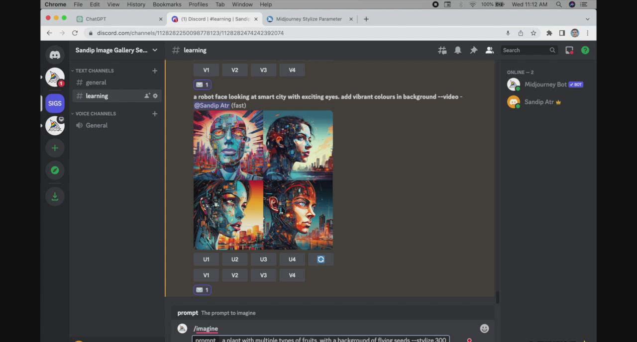 图片[2]-ChatGPT4 和 MidJourney AI 绘画聊天革命性指南教程-33节视频课-中英字幕-百货大全