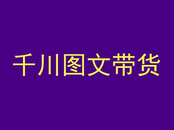 千川图文带货，测品+认知+实操+学员问题，抖音千川教程投放教程-百货大全