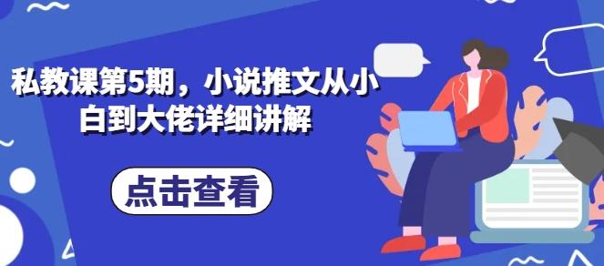 私教课第5期，小说推文从小白到大佬详细讲解-百货大全