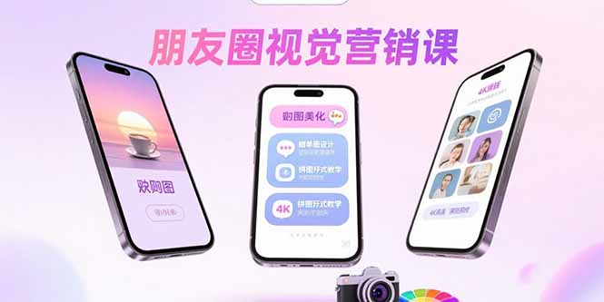 朋友圈视觉营销课：问候图美化，晒单图设计，拼图玩法教学-百货大全