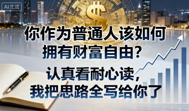 付费文章：你作为普通人该如何拥有财富自由？认真看耐心读，我把思路全写给你了-百货大全