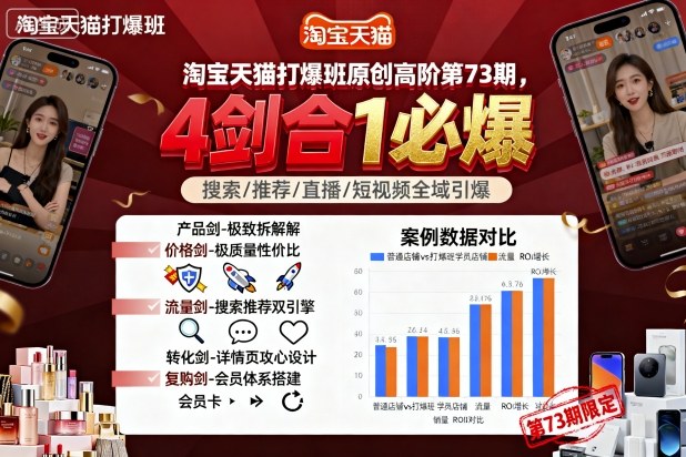 淘宝天猫打爆班原创高阶第73期，4剑合1必爆-百货大全