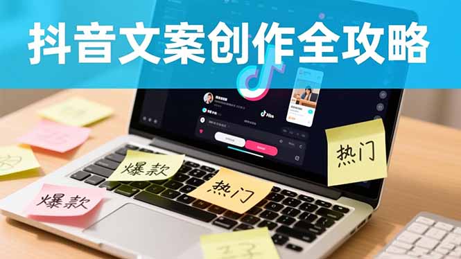 抖音文案创作全攻略：爆款标题九大绝招,100个模版直接套用,月入过万不是梦-百货大全