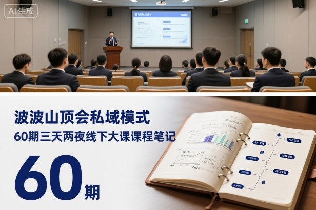 波波山顶会私域模式60期三天两夜线下大课课程笔记(文档)-百货大全