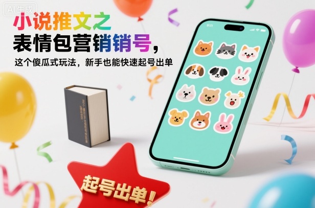 小说推文之表情包营销号，这个傻瓜式玩法，新手也能快速起号出单-百货大全