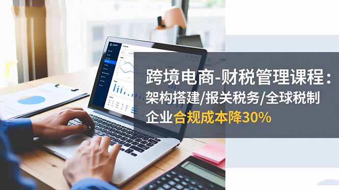 跨境电商-财税管理课程：架构搭建/报关税务/全球税制，企业合规成本降30%-百货大全