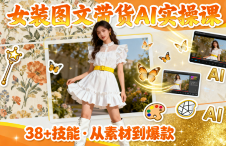 女装图文带货的AI实操课-百货大全