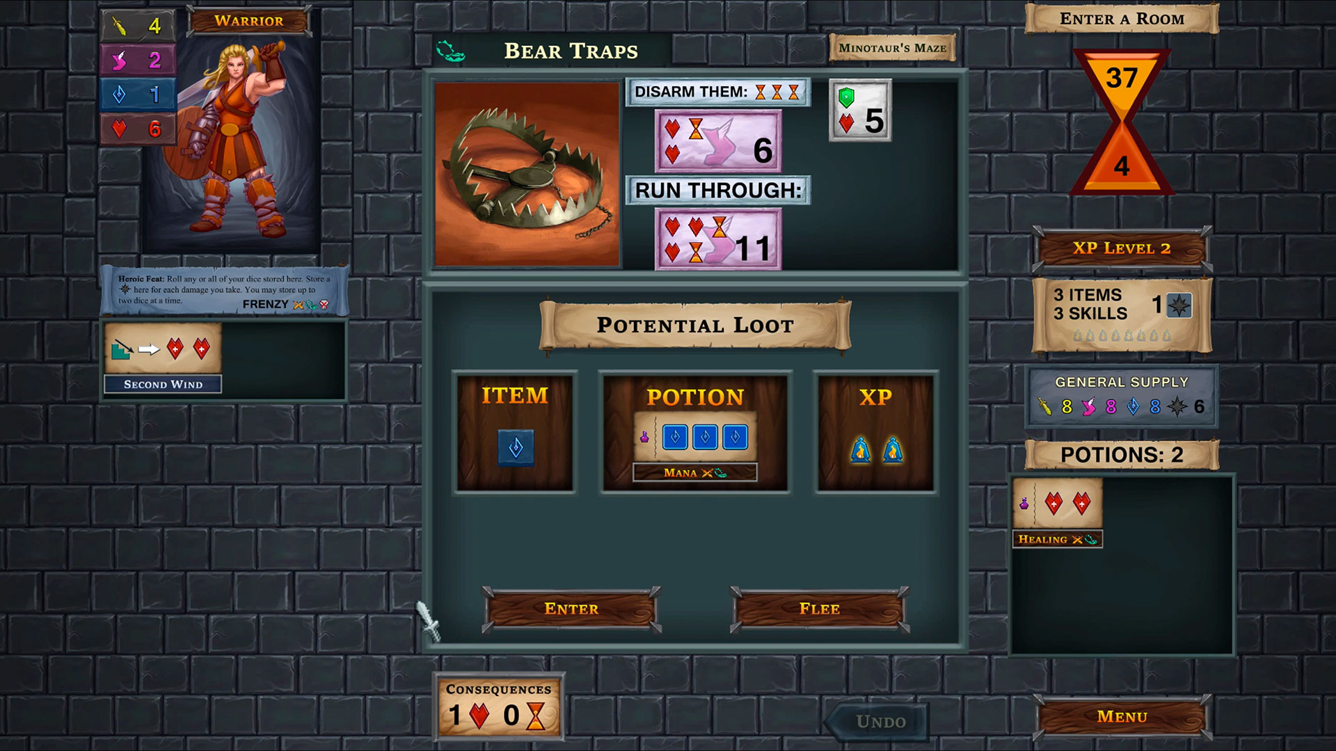 《单层地牢 One Deck Dungeon》Switch英文版NSP下载-百货大全