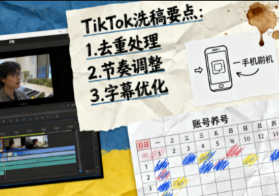 TikTok洗稿剪辑全流程课-百货大全