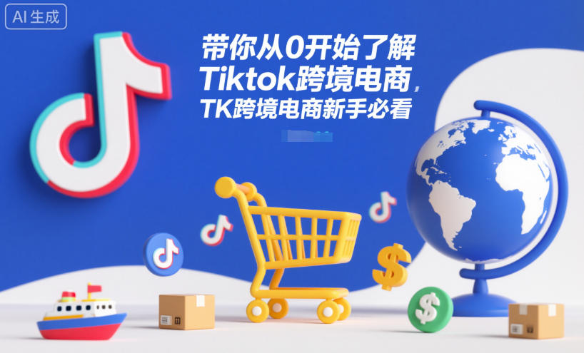 带你从0开始了解Tiktok跨境电商，TK跨境电商新手必看-百货大全