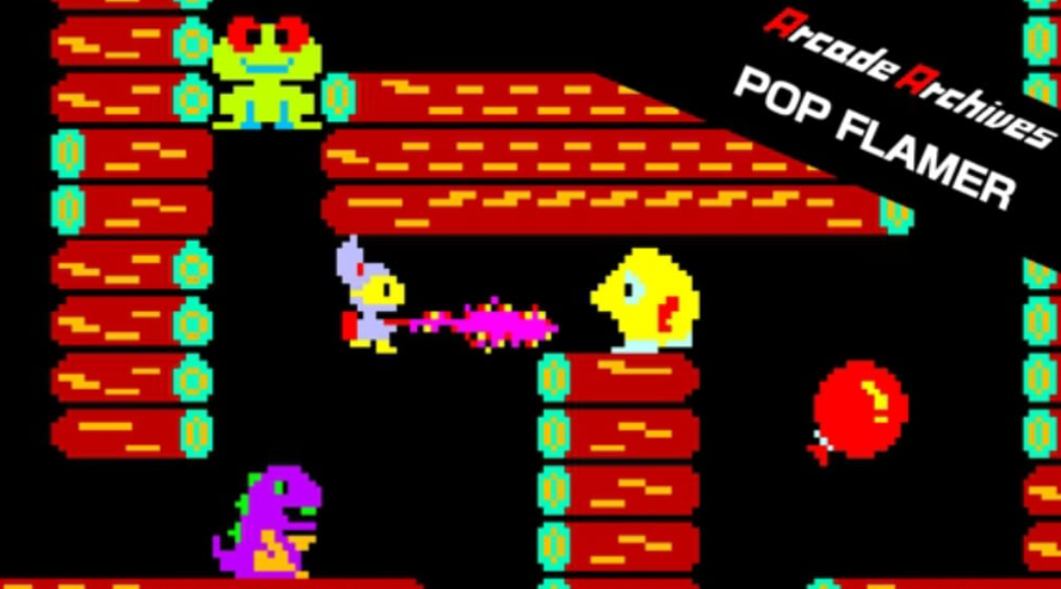 《街机：POP火焰 Arcade Archives POP FLAMER》Switch英文版NSP下载-百货大全