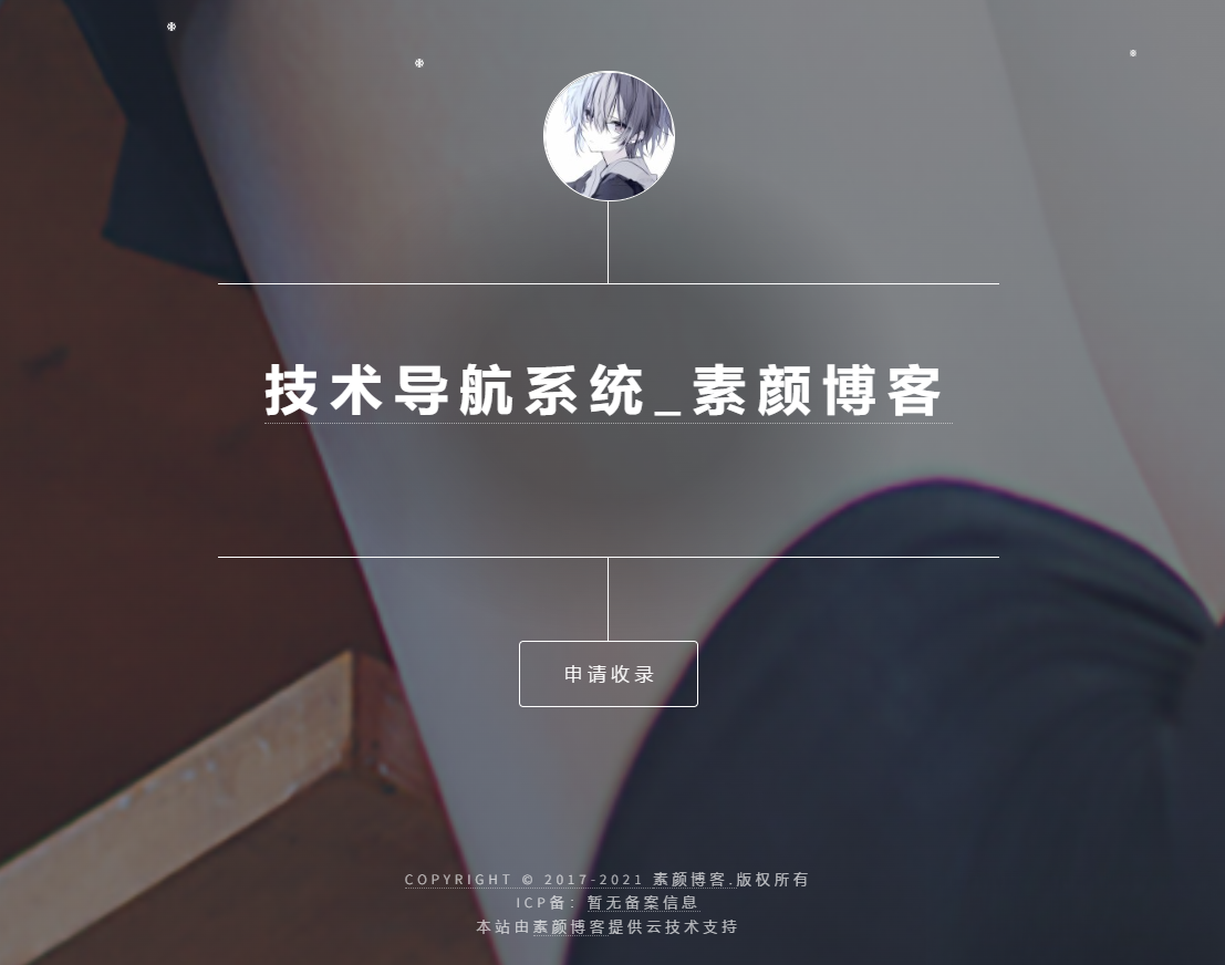 开源PHP个人技术导航系统网站源码 带后台-百货大全