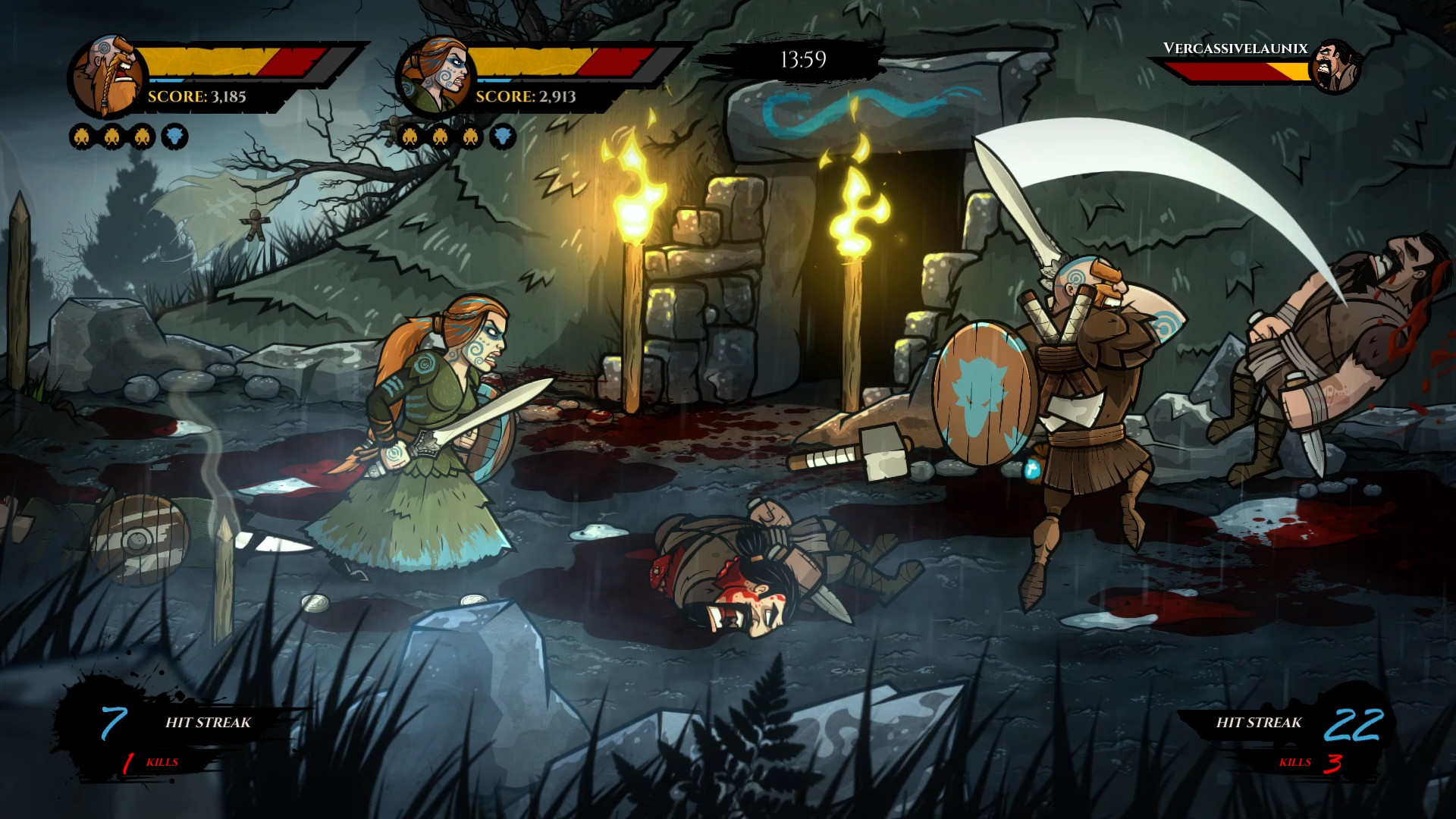 《狼刃 Wulverblade》Switch中文版NSP下载 – 含1.3.0补丁-百货大全