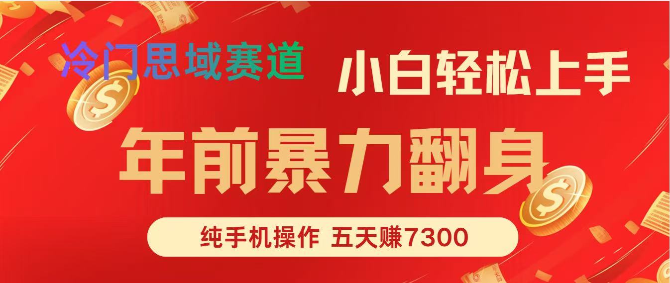 年前爆火项目，5天赚了7300-百货大全