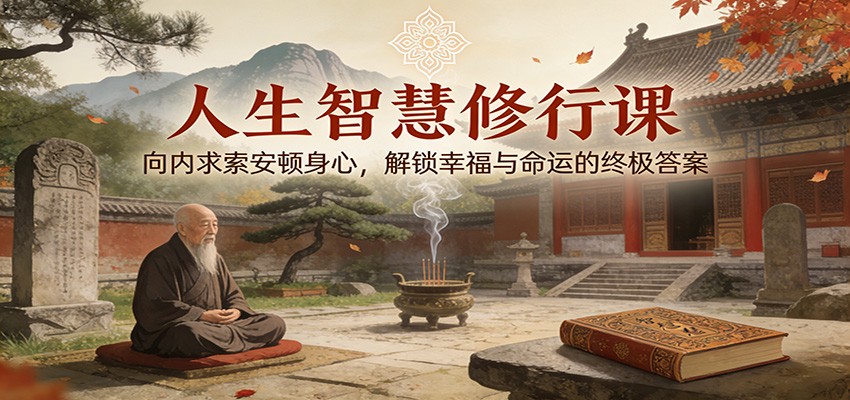 人生智慧修行课:向内求索安顿身心,解锁幸福与命运的终极答案-百货大全