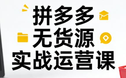 子枫老师·拼多多无货源实战运营课(更新12月)-百货大全