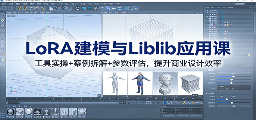 LoRA建模与Liblib应用课:工具实操+案例拆解+参数评估,提升商业设计效率-百货大全