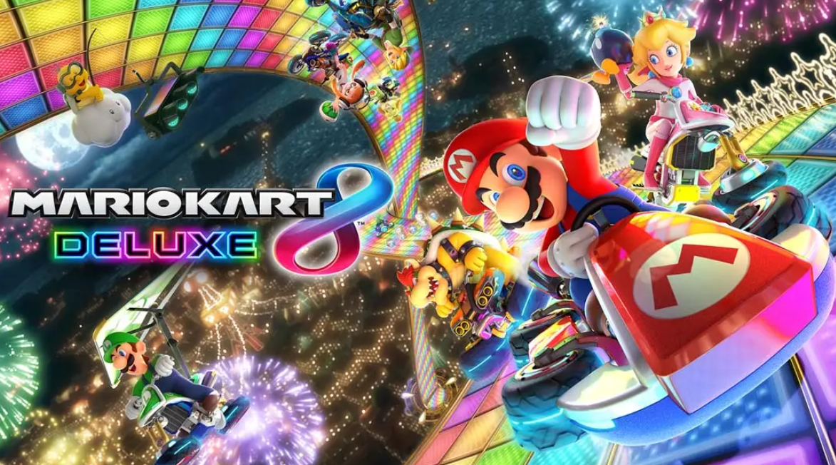 《马里奥赛车8豪华版 Mario Kart 8 Deluxe》Switch中文版NSP下载 – 含3.0.5补丁+1DLC-百货大全