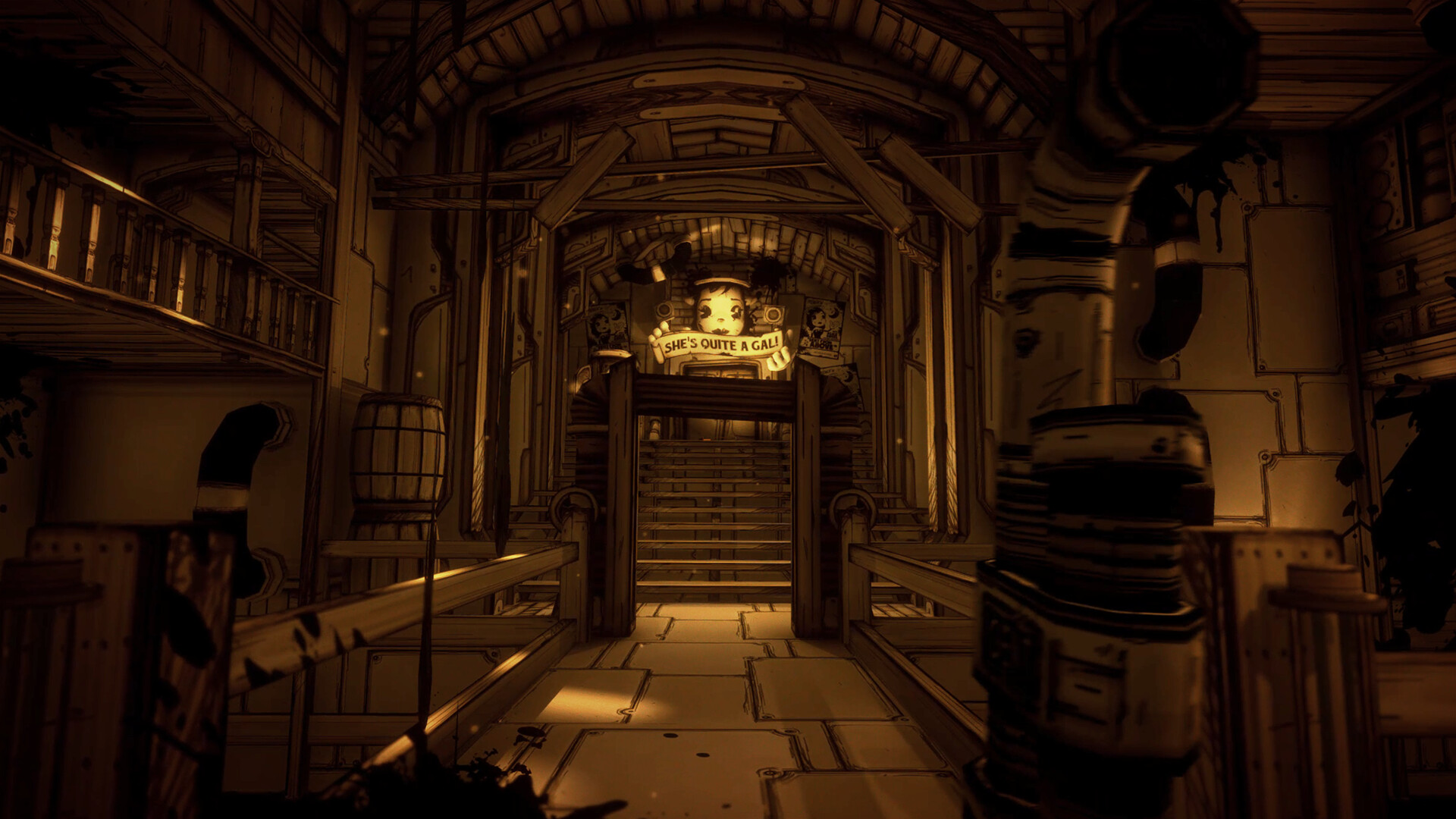 《班迪与墨水机器 Bendy and the Ink Machine》Switch美版中文NSZ下载 – 含2.0.2a补丁-百货大全