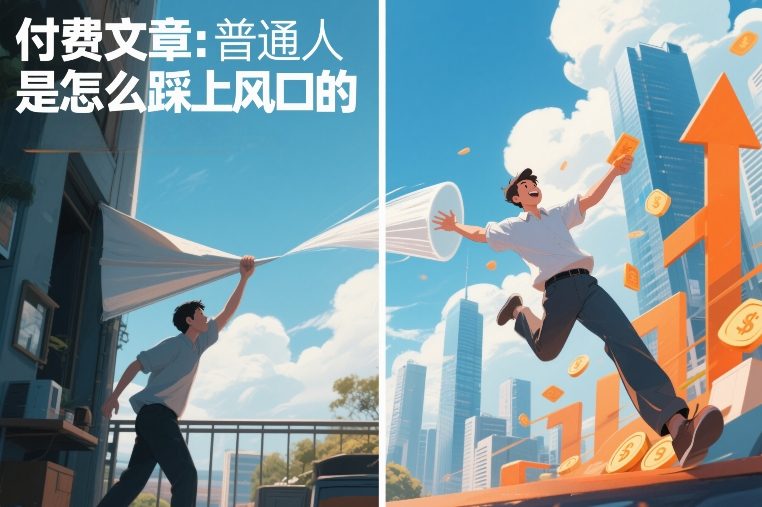 付费文章：普通人是怎么踩上风口的-百货大全