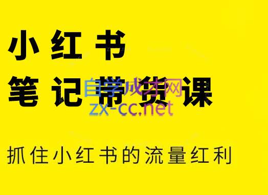 张宾·小红书笔记带货课(更新2026)-百货大全