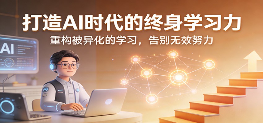 打造AI时代的终身学习力：重构被异化的学习，告别无效努力-百货大全