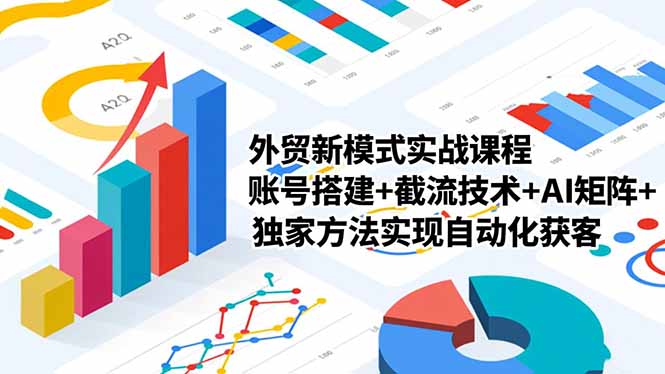 外贸新模式实战课程-更新2月，账号搭建+截流技术+AI矩阵+独家方法实现自动化获客-百货大全