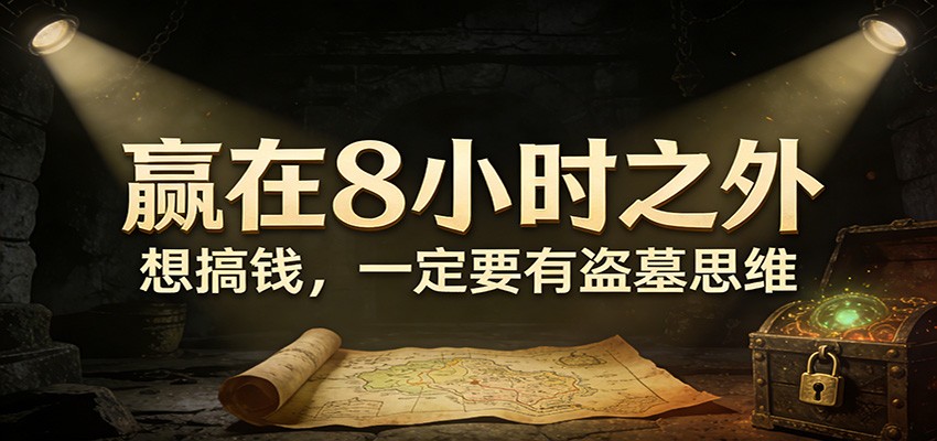 公众号付费文章《赢在8小时之外，想搞钱，一定要有盗墓思维》-百货大全