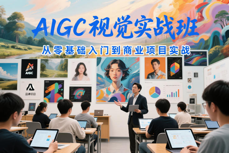 AIGC视觉实战班，从零基础入门到商业项目实战-百货大全