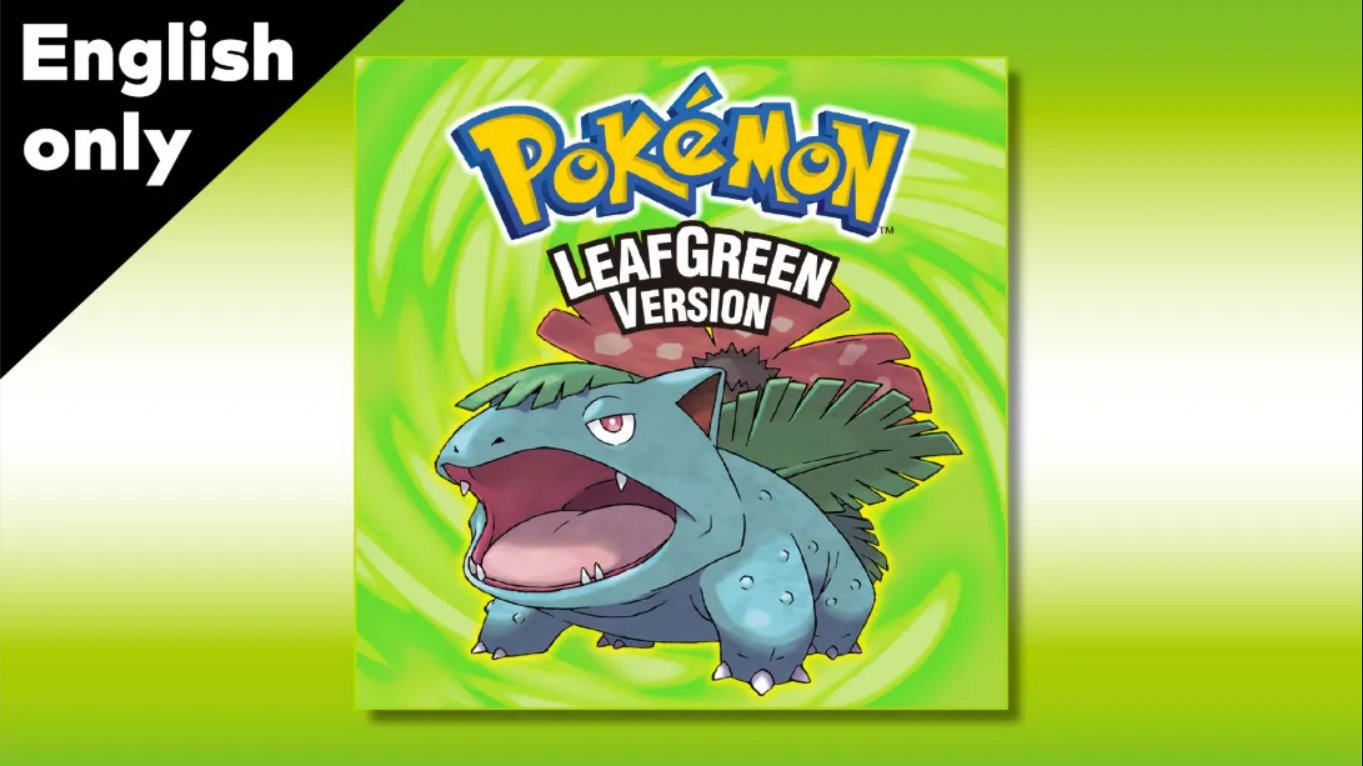【美版】宝可梦叶绿 .Pokemon LeafGreen 中文汉化-百货大全