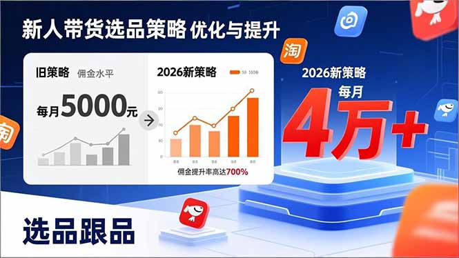 新人带货别瞎选品！这套2026全新选品跟品策略，让我的佣金从0做到每月4万+-百货大全