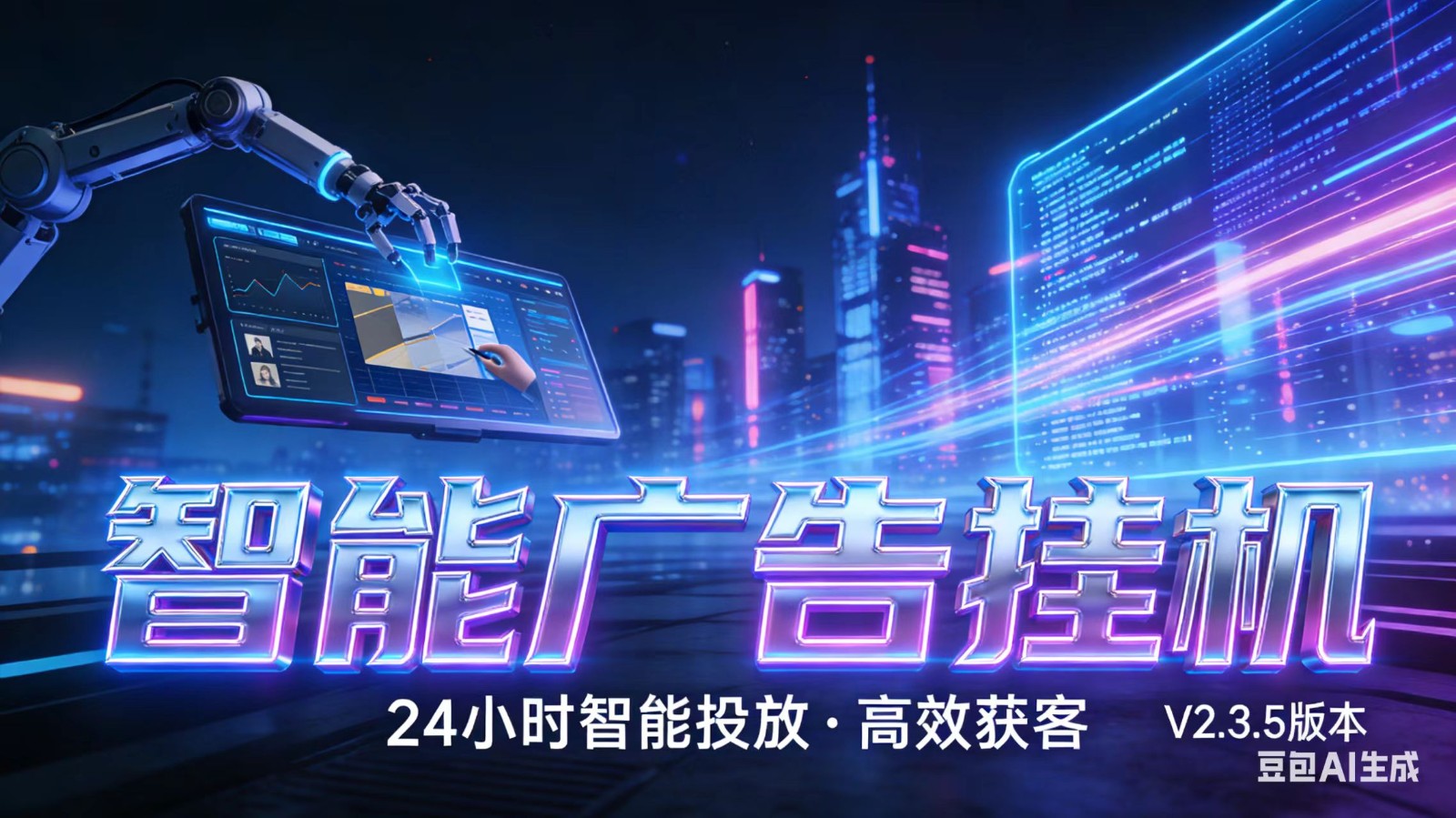 AI 广告云挂机 · 全域流量变现平台-百货大全