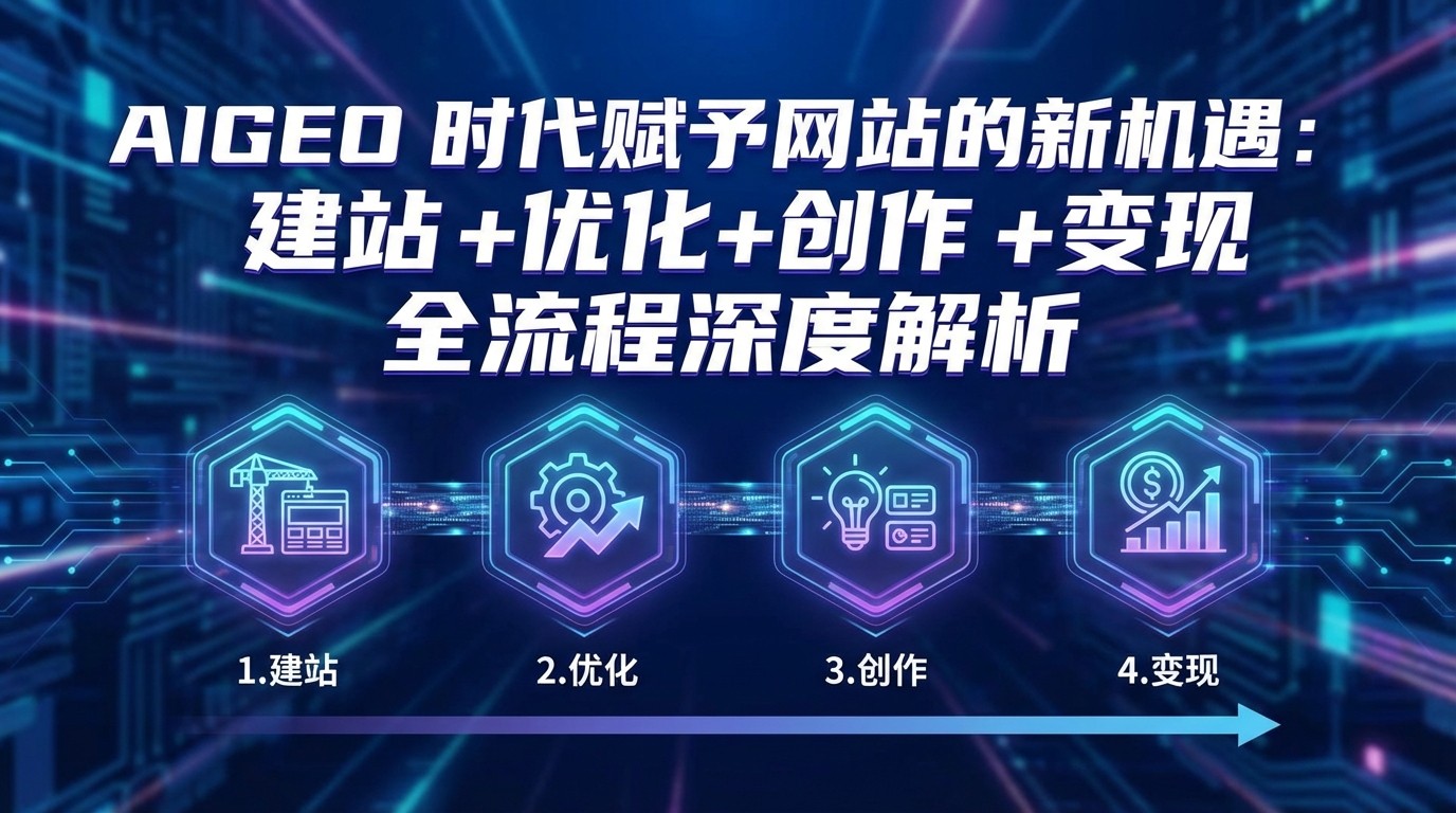 AIGEO+时代赋予网站的新机遇：建站+优化+创作+变现+全流程深度解析-百货大全