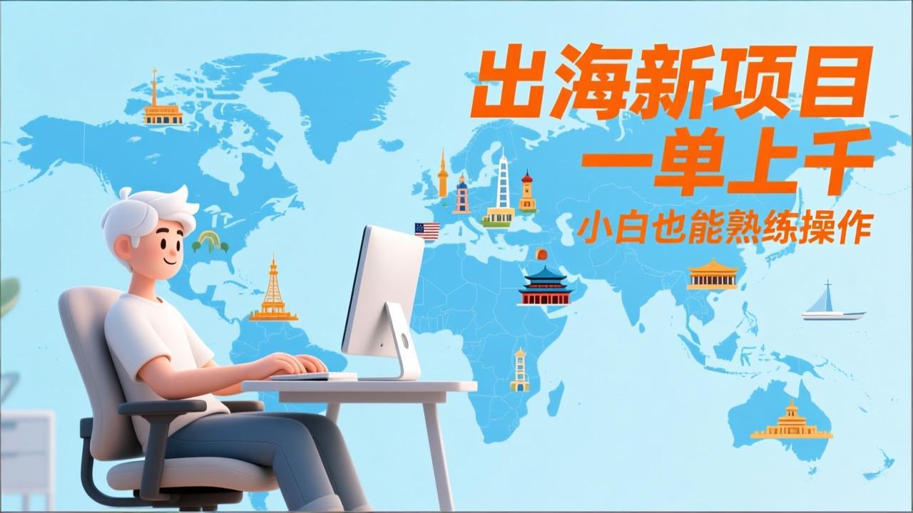 出海新项目，一单上千，小白也能熟练操作-百货大全