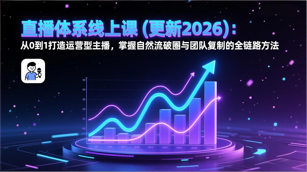 直播体系线上课(更新3月-百货大全