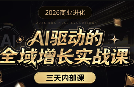 安先生·AI驱动的全域增长实战课(26年3月12-14日)-百货大全