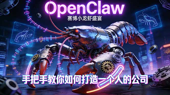 OpenClaw，小龙虾-从产品到爆款的成长之路，手把手教你如何打造一个人的公司-百货大全