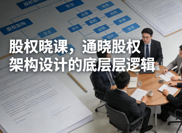 股权晓课，通晓股权架构设计的底层逻辑-百货大全
