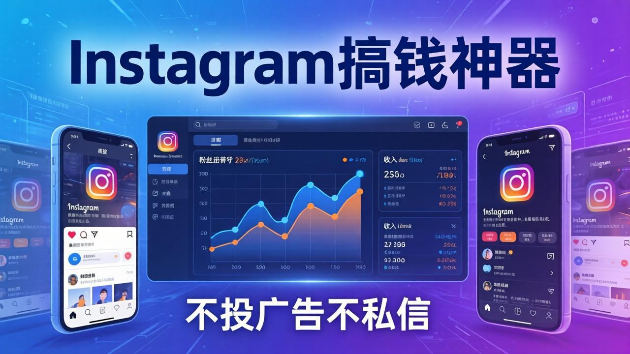 Instagram搞钱神器：月涨6万粉+月入5万刀，不投广告不私信，靠算法+低价产品-百货大全