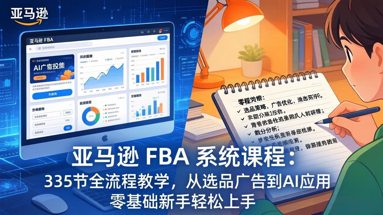 亚马逊 FBA 系统课程(更新26年3月-百货大全