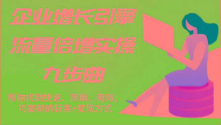 企业增长引擎流量倍增实操九步曲，帮你找到快速、简单、有效、可复制的获客+变现方式-百货大全