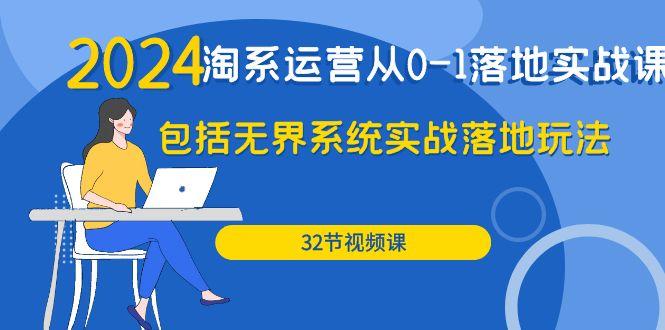 (9919期)2024·淘系运营从0-1落地实战课：包括无界系统实战落地玩法(32节)-百货大全