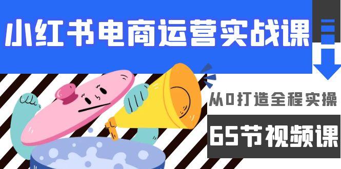 (9724期)小红书电商运营实战课，从0打造全程实操(65节视频课)-百货大全