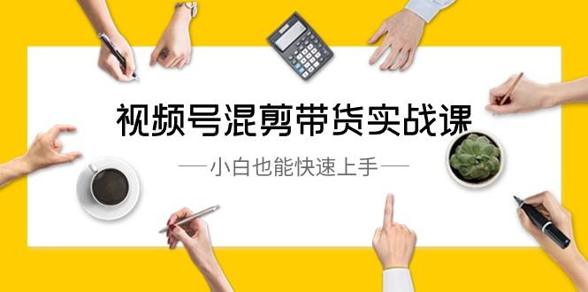 视频号混剪带货实战课，小白也能快速上手（10节课）-百货大全