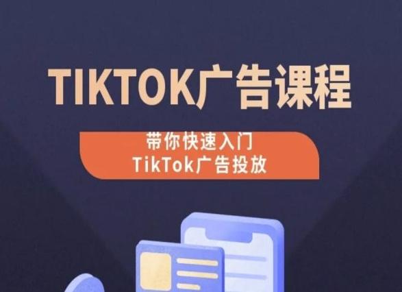 TikTok广告投放课程，从0-1实操课，带你快速入门TikTok广告投放-百货大全