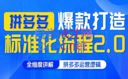 云杉老师·拼多多爆款打造标准化流程2.0-百货大全