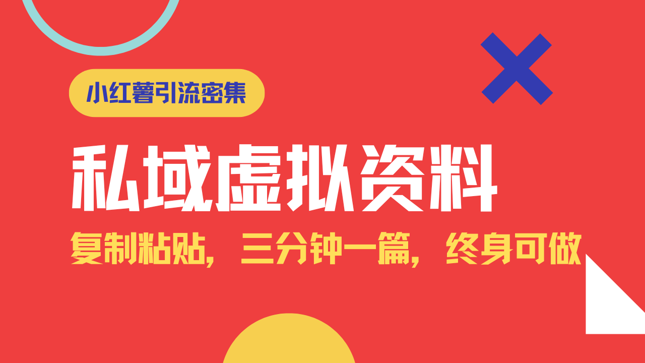 小红书引流私域旅游虚拟资料玩法，复制粘贴，三分钟一篇图文，日入1000...-百货大全