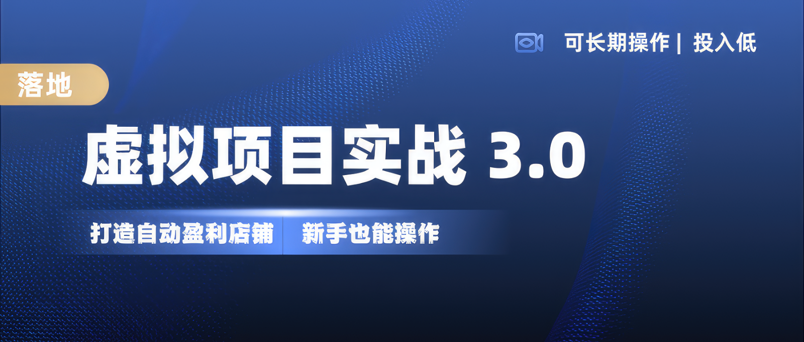 虚拟项目实操落地 3.0,新手轻松上手，单品月入1W+-百货大全