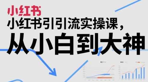 小红书引流实操课，从小白到大神-百货大全