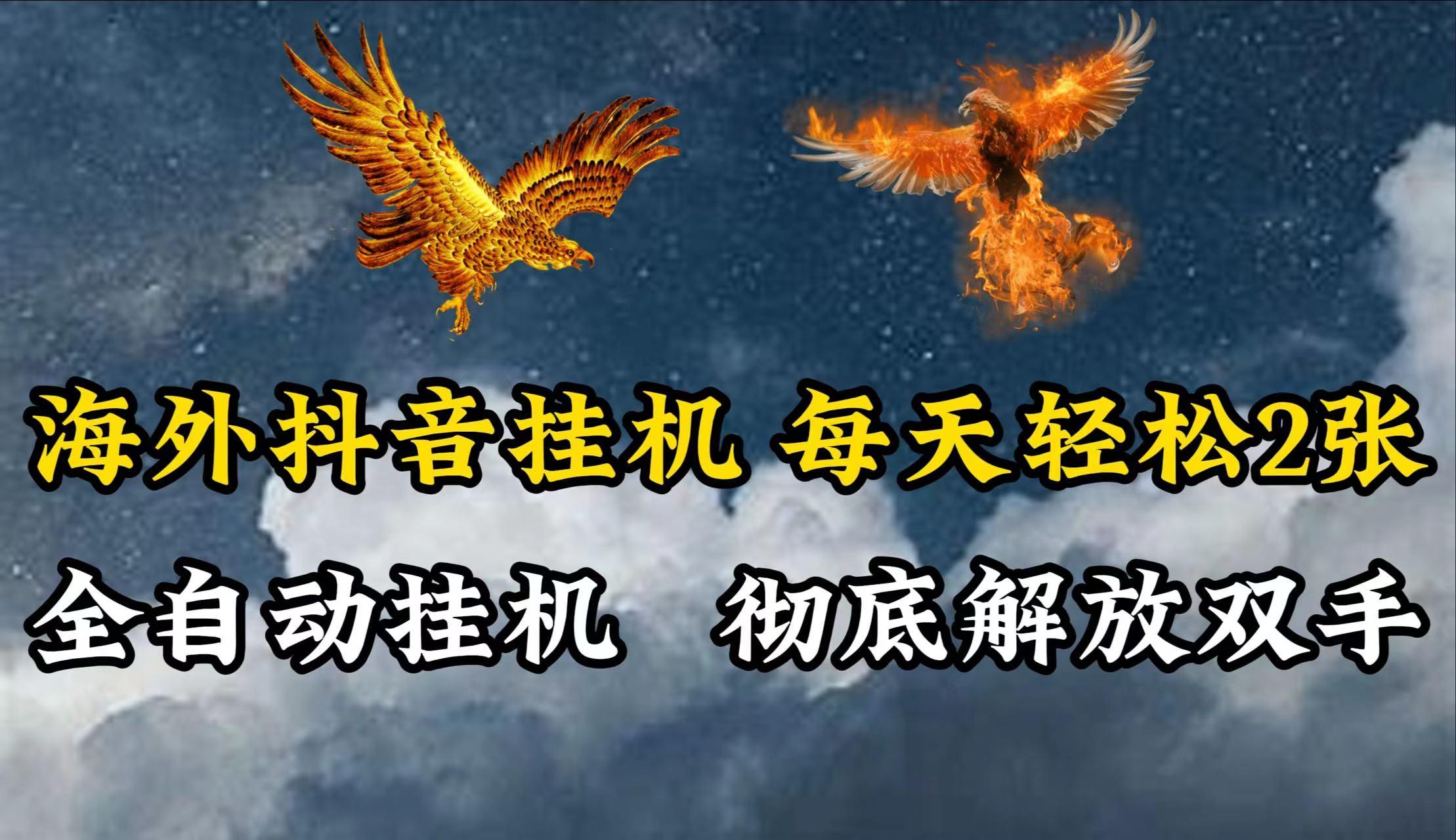 海外抖音挂机，每天轻松2张，全自动挂机，彻底解放双手！-百货大全